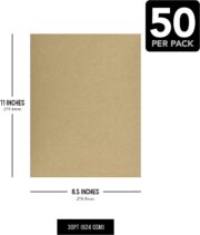 DailyPaperie 30Pt Heavy-Duty Kraft Chipboard Sheets, Acid-Free Archival Quality for Scrapbooking, Packaging & Professional Backing - Image 6