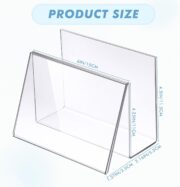 DailyPaperie Professional Acrylic Display Set – 20 Pcs Clear Postcard & Business Card Stands, High-Capacity Angled Design for Retail Counters, Offices & Trade Shows (6 x 4.25 x 4.5 Inch) - Image 2