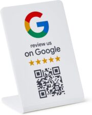 DailyPaperie Smart Review Stand — NFC & QR Instant Feedback for Local Businesses