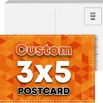 DailyPaperie 3" x 5" Mini Custom Branding Cards – Professional Glossy 12pt Cardstock, Double-Sided High-Definition Printing, Ideal for Package Inserts & Pocket-Sized Promotion