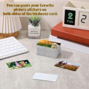 DailyPaperie Elite Aluminum Business Card Blanks – Ultra-Slim White Sublimation Metal Cards, Rounded Safety Corners, High-Gloss Finish for DIY Laser Engraving & UV Printing - Image 4