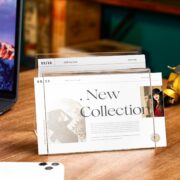 DailyPaperie Professional Acrylic Display Set – 20 Pcs Clear Postcard & Business Card Stands, High-Capacity Angled Design for Retail Counters, Offices & Trade Shows (6 x 4.25 x 4.5 Inch) - Image 3