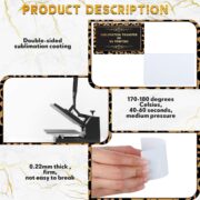 DailyPaperie Elite Aluminum Business Card Blanks – Ultra-Slim White Sublimation Metal Cards, Rounded Safety Corners, High-Gloss Finish for DIY Laser Engraving & UV Printing - Image 3
