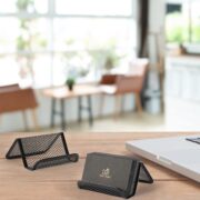 DailyPaperie Industrial Mesh Business Card Stands – 3 Pack Durable Stainless Steel Holders, Sleek Black Finish for Desks, Offices & Retail Displays, Multi-Functional Tech & Stationery Organizer - Image 8