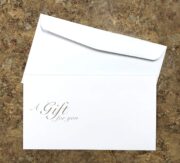 DailyPaperie Elite Custom Gift Certificate Set – 50 Premium 14pt Matte Cards with Envelopes, Detachable Tracking Stubs, Sequential Numbering for Small Business Growth - Image 4